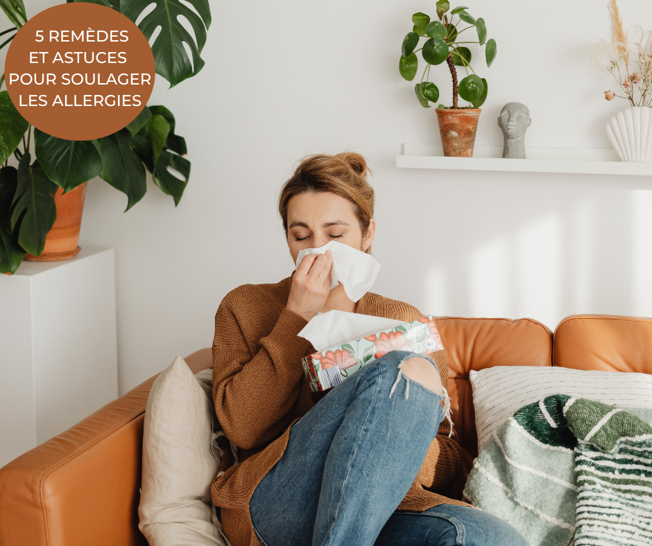 Éternuements, yeux qui piquent, nez qui coule 